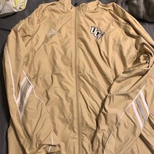 UCF Knights Large Adidas Gold Windbreaker